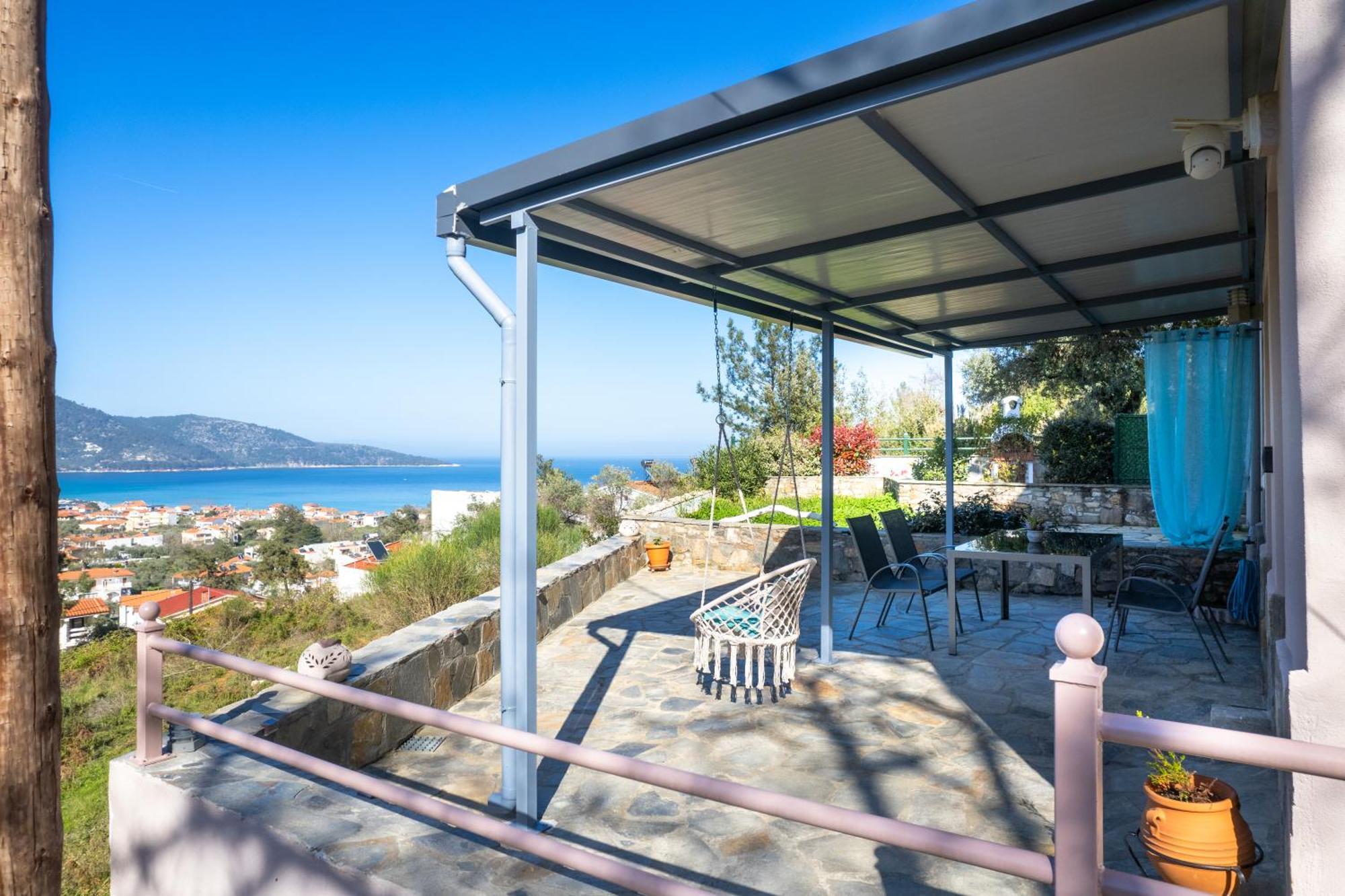 Villa Panorama Скала-Потамиас Экстерьер фото