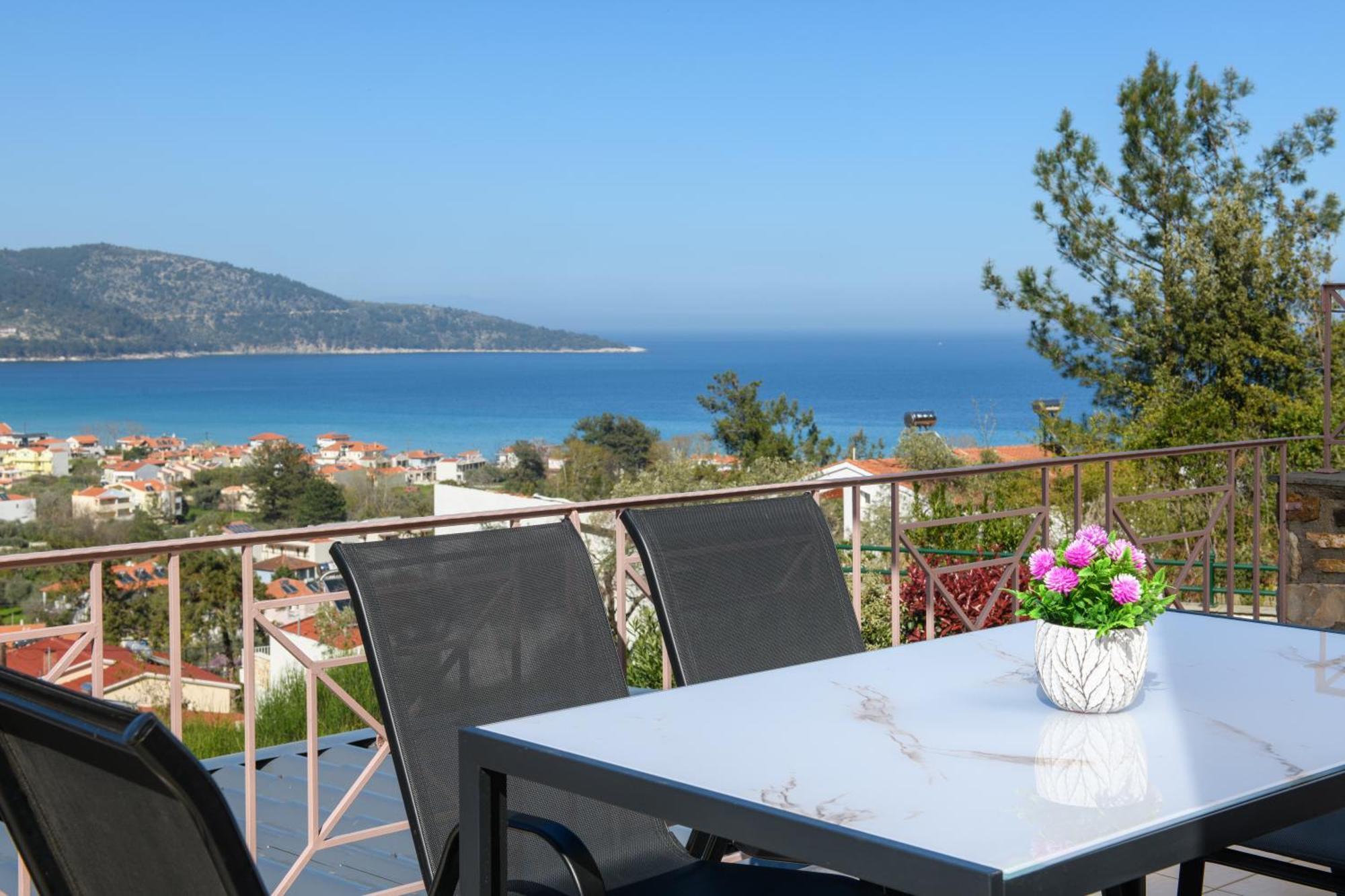 Villa Panorama Скала-Потамиас Экстерьер фото