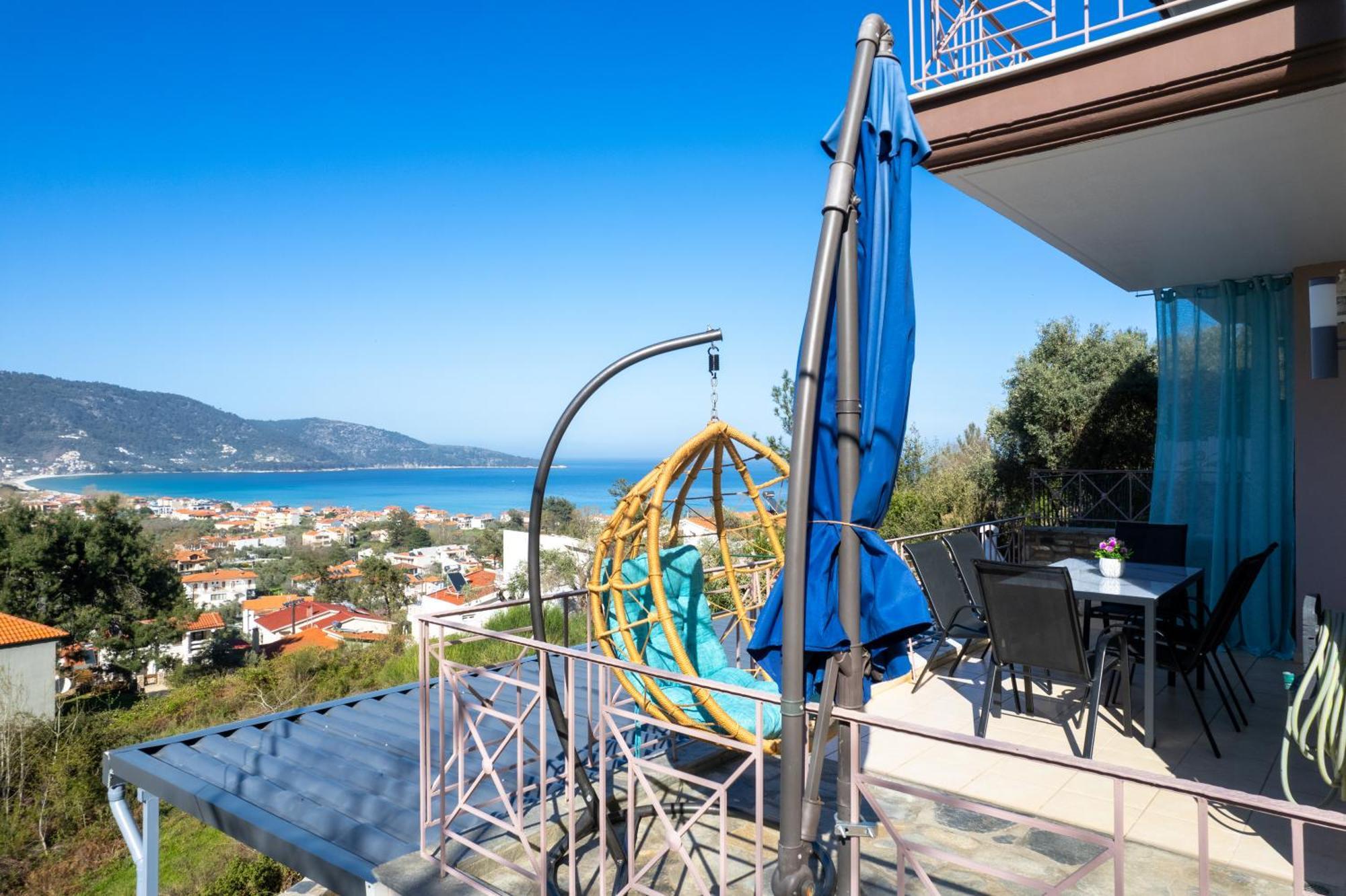 Villa Panorama Скала-Потамиас Экстерьер фото